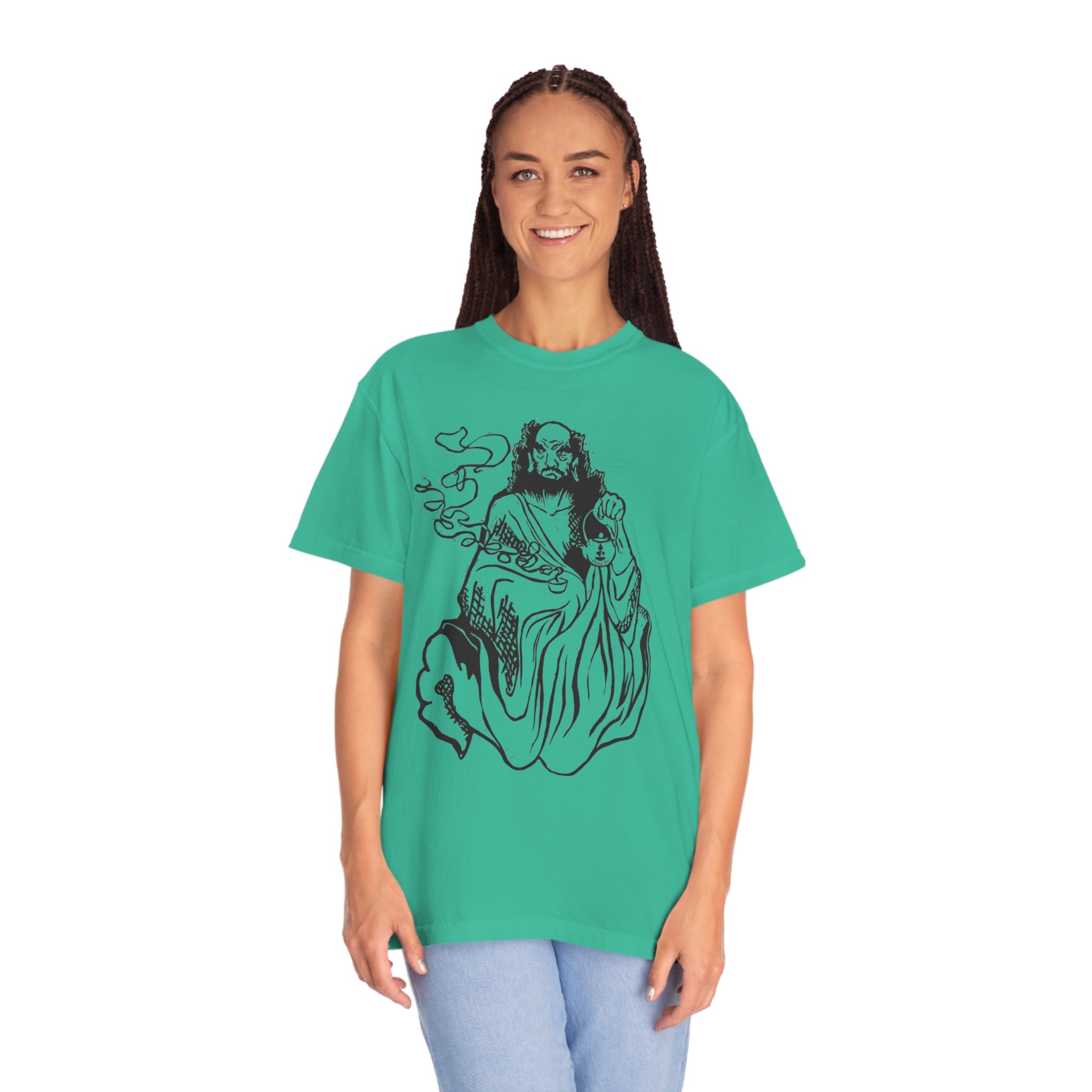 Unisex Garment-Dyed T-shirt - Bodhidharma – Dobra Tea Pittsburgh