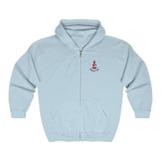 Unisex Heavy Blend™ Full Zip Hooded Sweatshirt - Dobra Logo