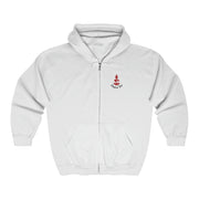 Unisex Heavy Blend™ Full Zip Hooded Sweatshirt - Dobra Logo